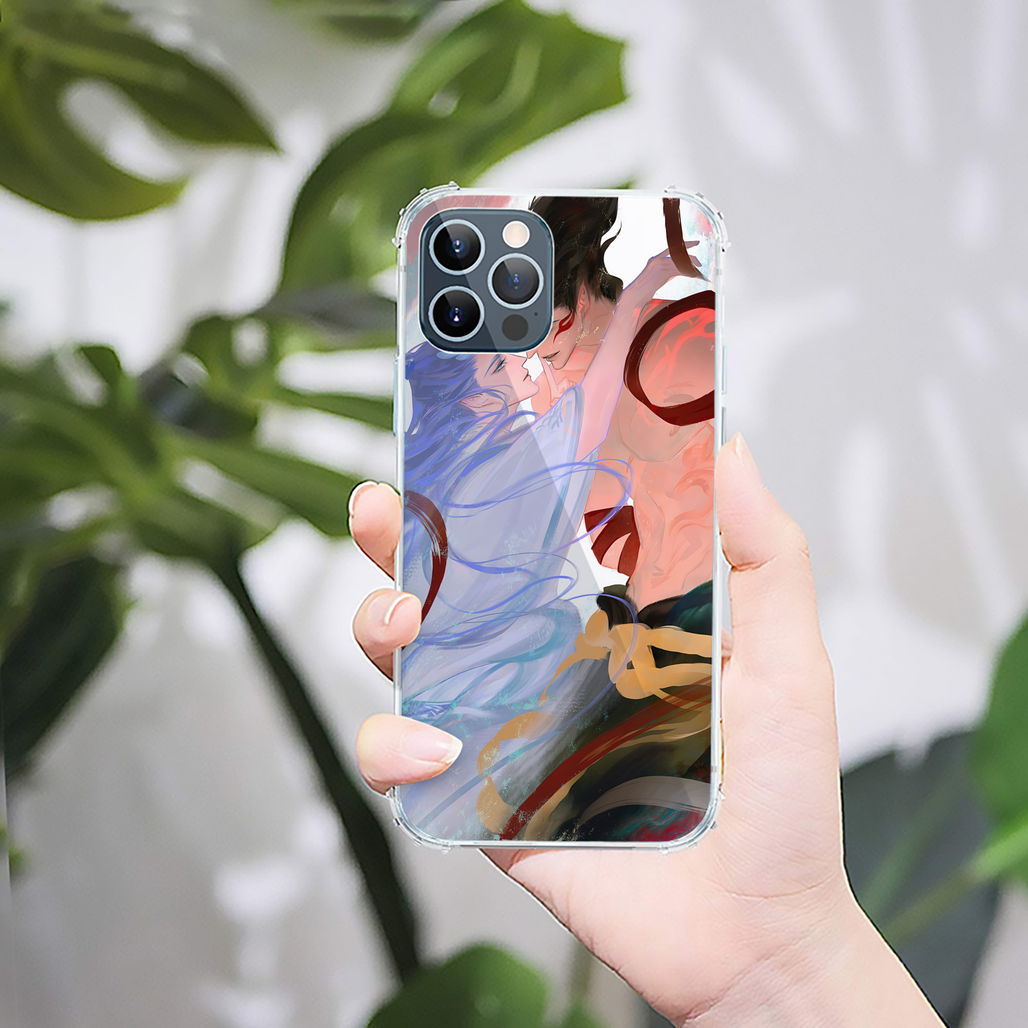 （画像用） Ne Zha 2 ナタ 魔童の大暴れ 【iPhone 12シリーズ対応】透明スマホケース（クリアソフトケース）